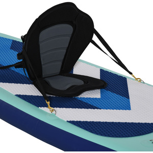 Green, Blue and White HOMCOM Inflatable Stand Up Paddle Board